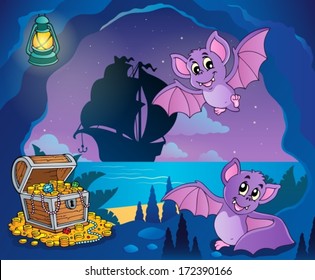 Pirate cove theme image 8 - eps10 vector illustration.