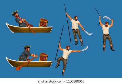 pirate detailed set