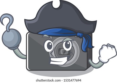 Pirate digital camera in the cartoon shape
