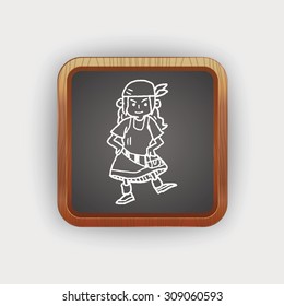 pirate doodle