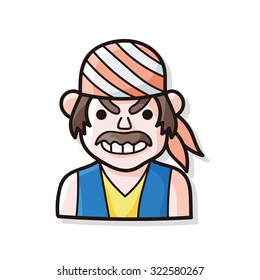 pirate doodle