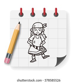 pirate doodle