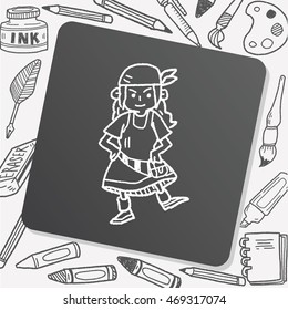 pirate doodle