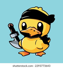 The Pirate Duck Vector features a pirate duck with a unique and cute appearance. Can be used for graphic design purposes, such as making logos, illustrations, or merchandise.