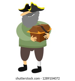 pirate dug treasure