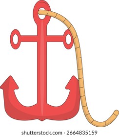 Elemento pirata aislado sobre fondo blanco. Ilustración vectorial plana de dibujos animados.