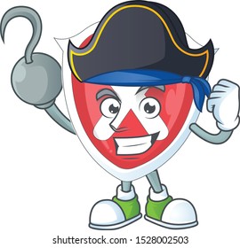 Pirate emblem cross shield for bacteria prevention.