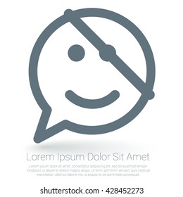 Ein Pirat Emoji Emoticon. Vektorkommentar-Muster.