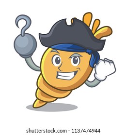 Pirate exotic shell character cartoon