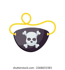 Pirate eye patch vector colorful stickers Icon Design illustration. EPS 10 File