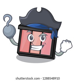 Pirate eye shedow in the cartoon shape