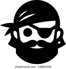 Pirate With Eyepatch Icon