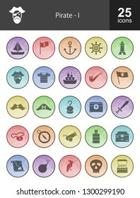 Pirate Filled Icons