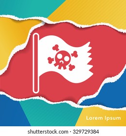 pirate flag icon