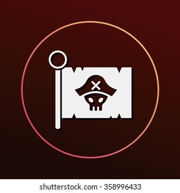 pirate flag icon