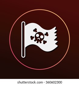 pirate flag icon