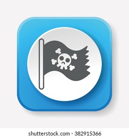 pirate flag icon