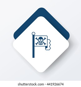 pirate flag icon