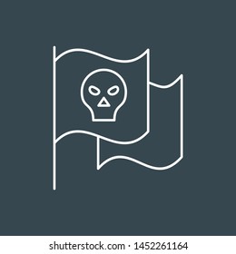Pirate Flag icon for your project
  