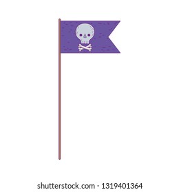 pirate flag with skull