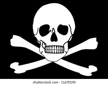 pirate flag - skull and bone