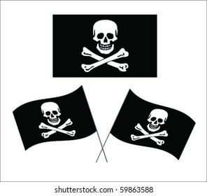 pirate flag vector