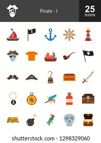 Pirate Flat Icons