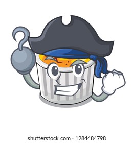 Pirate food creme brule cartoon ready eat