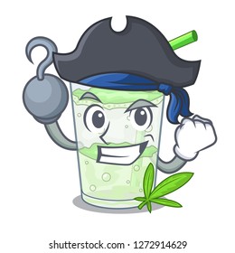 Pirate Fresh Lassi Bhang In Glas Cartoon