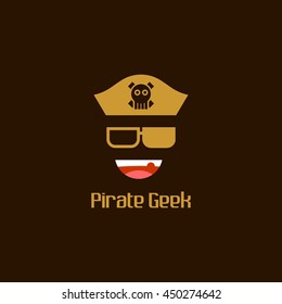 Pirate Geek Design Template.