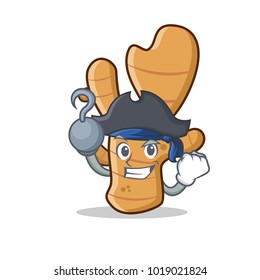 Pirate ginger character cartoon style