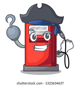 Pirate gosoline pump in the character form