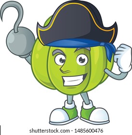 Pirate green pumpkin vegetable for ingredient food