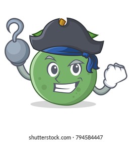 Pirate guava character cartoon style