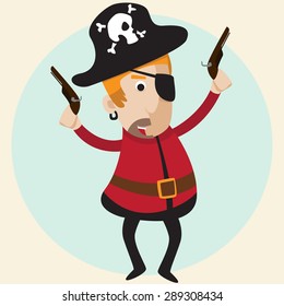 pirate with gun