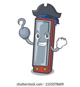 Pirate harmonica character cartoon style