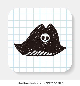 pirate hat doodle