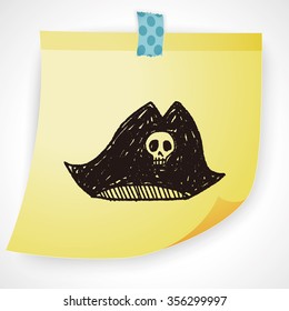 pirate hat doodle