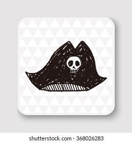 pirate hat doodle