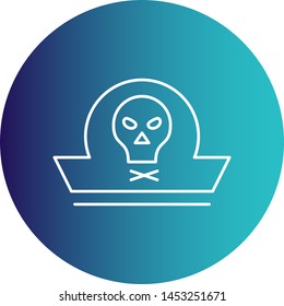 Pirate Hat icon for your project
  