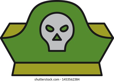 Pirate Hat icon for your project
  