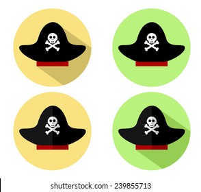 Pirate Hat Icons