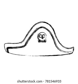 Pirate hat isolated