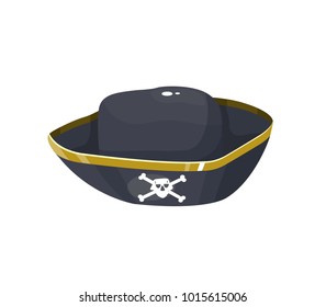 pirate hat, vector illustration