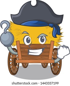 Pirate hayride isolated within in the character