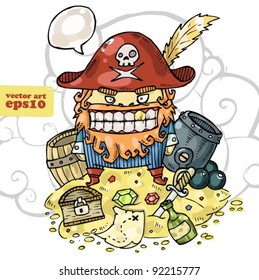 pirate and his treasure