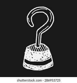 pirate hook doodle