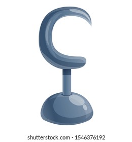 Pirate hook icon. Cartoon of pirate hook vector icon for web design isolated on white background