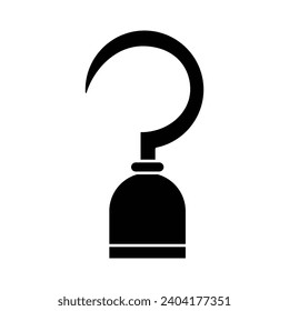 Pirate hook icon vector on trendy design