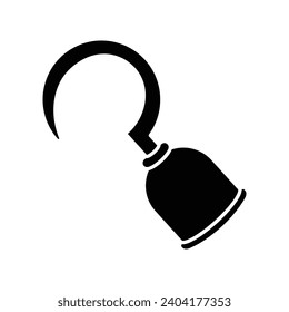 Pirate hook icon vector on trendy design